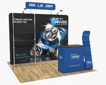 10ft Portable Electronics & Gadget Trade Show Booth Idea 18