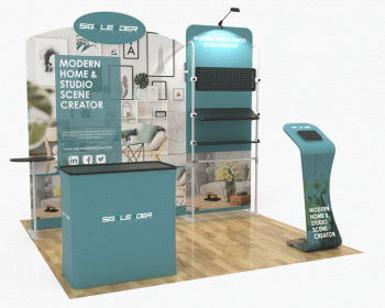 10x10 Commercial Trade Show Booth Idea 20