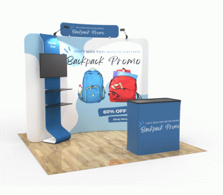 10ft Curved FlexBooth™ Max Kit