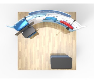 10ft Curved FlexBooth™ Max Kit