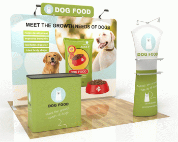 10x10 Trade Show Booth Package 21 for Pet Product Brands