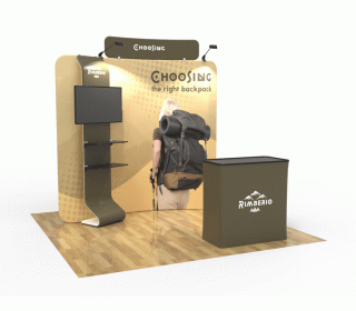 8ft Curved FlexBooth™ Max Kit