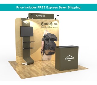 8ft Curved FlexBooth™ Max Kit