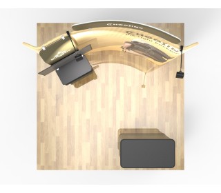 8ft Curved FlexBooth™ Max Kit