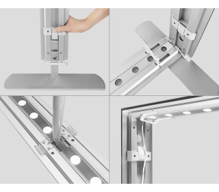 10ft SEGQuick™ Booth 03 - Backlit