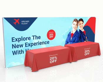 20ft SEGQuick™ Booth 11 - Backlit