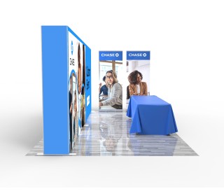 20ft SEGQuick™ Booth 15 - Pop Up Backlit