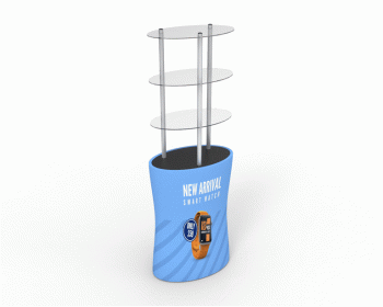 Oval TradeTower Display