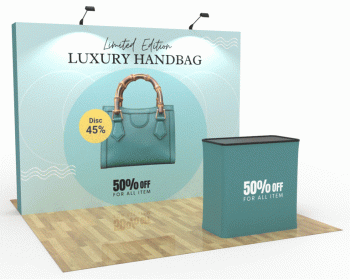 10ft Straight Pop Up Display