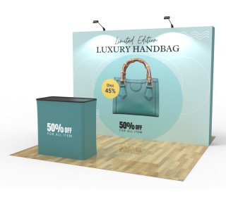 10ft Straight Pop Up Display