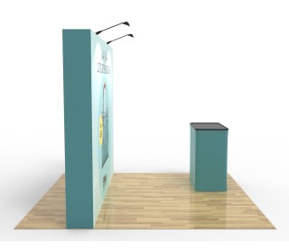 10ft Straight Pop Up Display