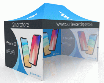 10x15 Event Canopy Tent with 3 Backwalls