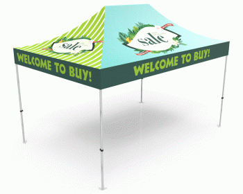 Custom 10x15 Pop Up Canopy Tent(Full Color)