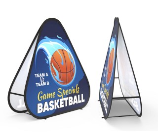 Triangular A-Frame Banner Stand