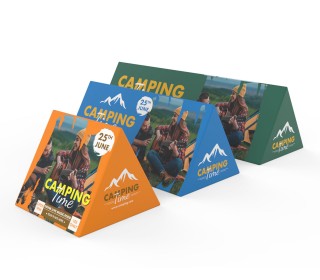 Triangular Solid A-Frame Banner Stand