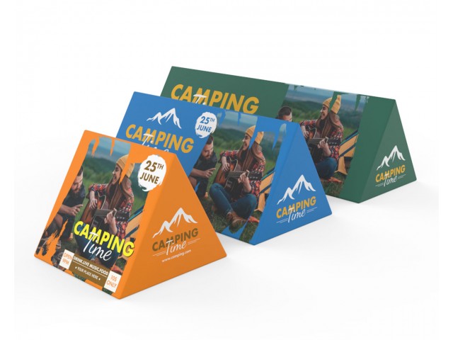 Triangular Solid A-Frame Banner Stand