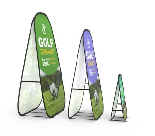 Vertical A-Frame Banner Stand