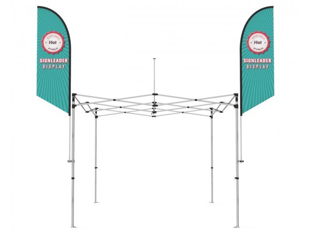 Custom Tent Flag for 10 X10, 10 X 15, 10 X 20 Canopy Tent 