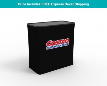 Trade Show Display Podium/Hard Case with Wheels