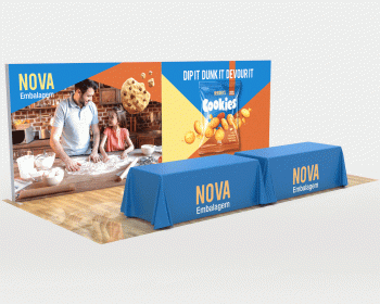 Custom 10x20ft SEG Fabric Display Kit 11