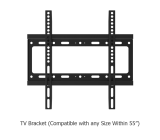 Snakelike Tension Fabric TV Media Monitor Display Banner Stand