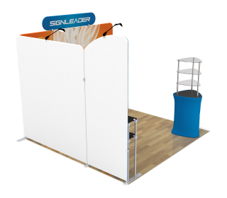 10ft Custom Portable Trade Show Booth Kit T