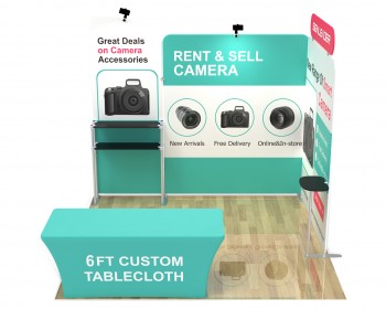 10ft Custom Portable Trade Show Booth Kit U