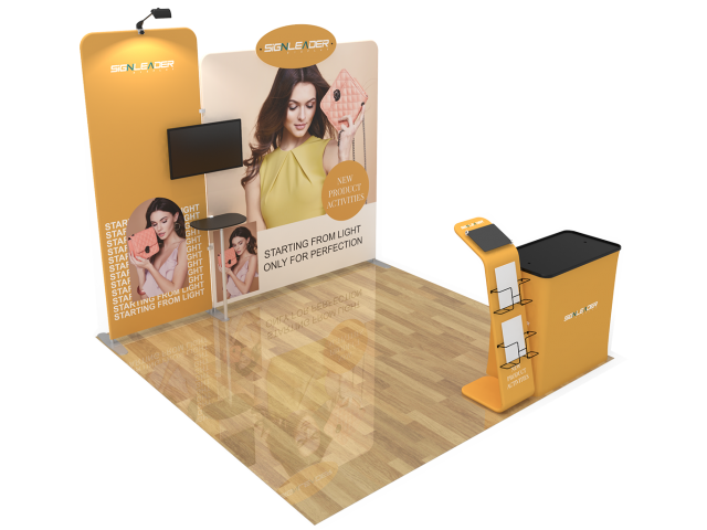 10ft Commercial Portable Custom Trade Show Booth Combo 14