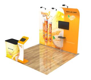 10ft Commercial Portable Custom Trade Show Booth Combo 15