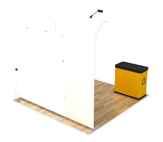 10ft Commercial Portable Custom Trade Show Booth Combo 16