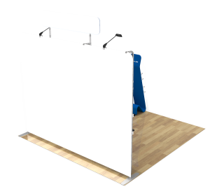 10ft Commercial Portable Custom Trade Show Booth Combo 18