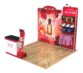 10ft Commercial Portable Custom Trade Show Booth Combo 22