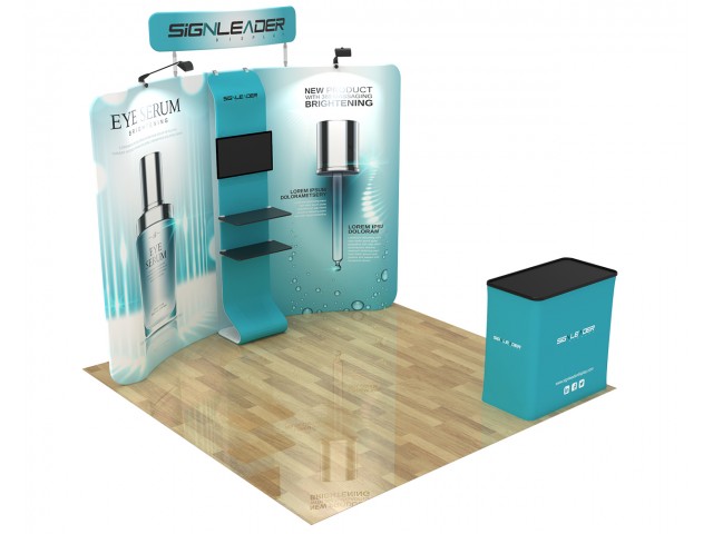 10ft Commercial Portable Custom Trade Show Booth Combo 12