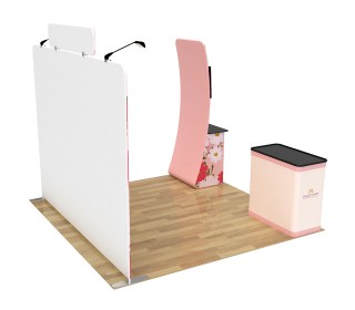 10ft Straight Portable Trade Show Booth Kit 27