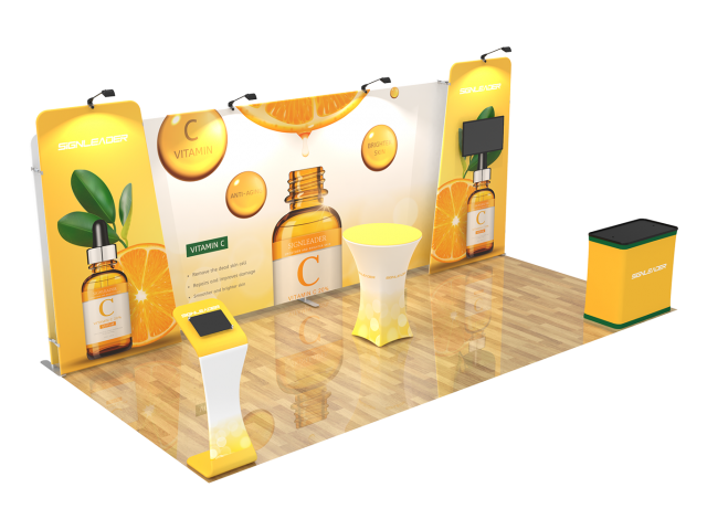 10x20ft Commercial Custom Trade Show Booth Combo B