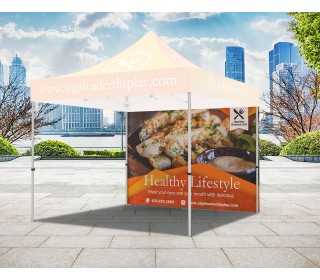 Custom Printed Tent Full Wall for 10x10 Tent