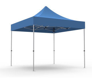 Unprinted Blue 10 x 10 Pop Up Canopy Tent 