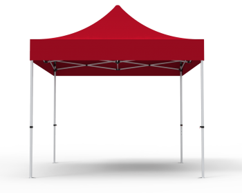 Unprinted Red 10 x 10 Pop Up Canopy Tent 