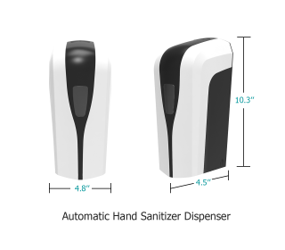 Adjustable Public Automatic Infrared Induction Hand Sanitizer Dispenser Banner Holder Kit