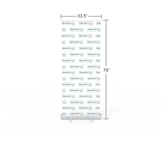 Retractable & Portable Green Screen Video Backdrop Banner Stand for Online Meeting