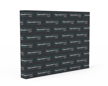 Step and Repeat Video Backdrop Pop Up Display with Custom Graphic Printed