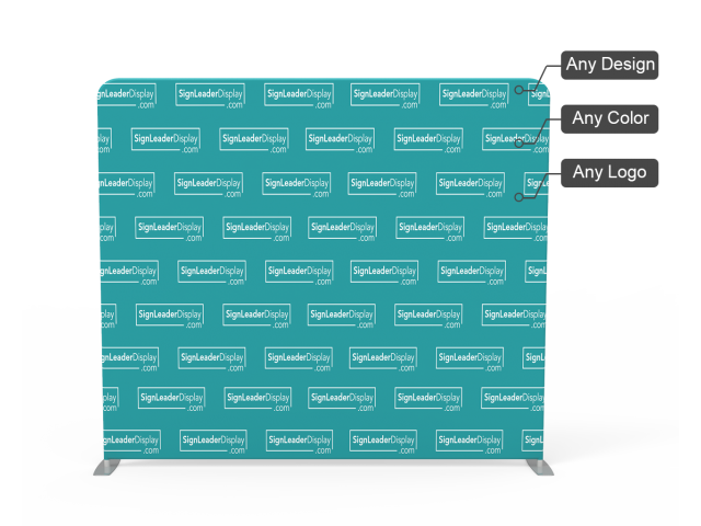 Custom Step and Repeat Video Backdrop Tension Fabric Display