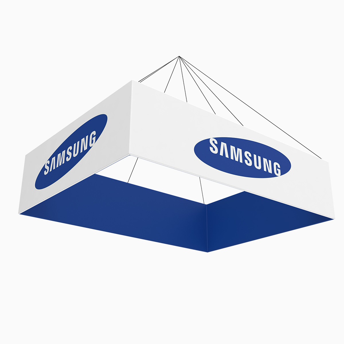 Rectangular Trade Show Hanging Sign Main Image
