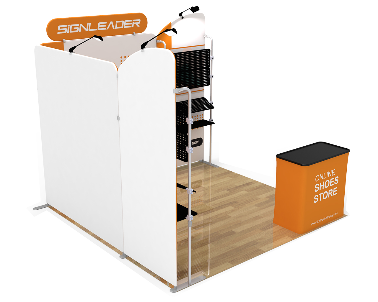 10ft Custom Portable Trade Show Booth Kit Q
