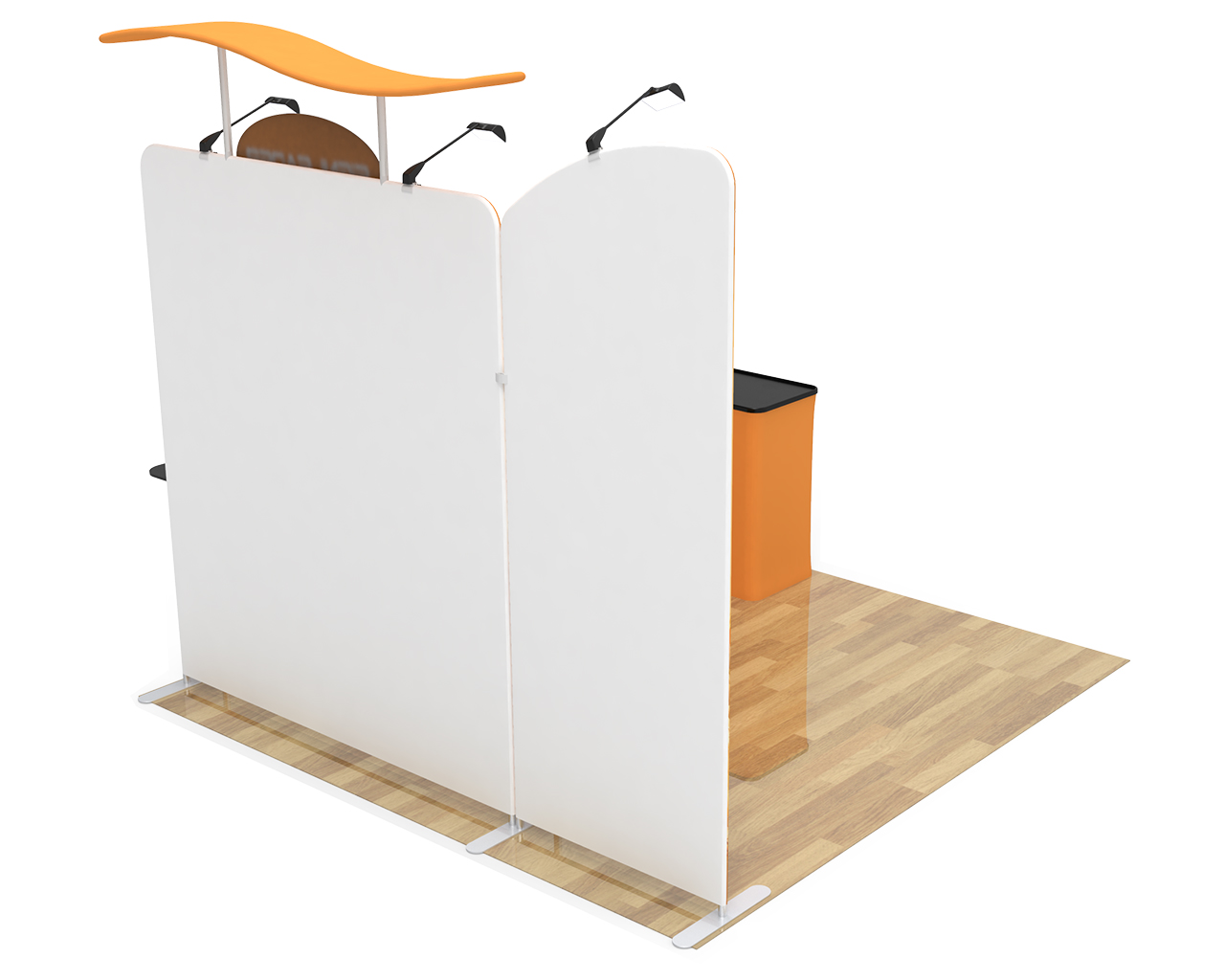 10ft Custom Portable Trade Show Booth Kit R