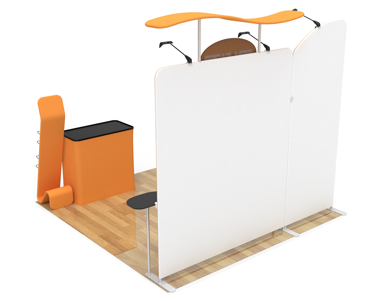 10ft Custom Portable Trade Show Booth Kit R