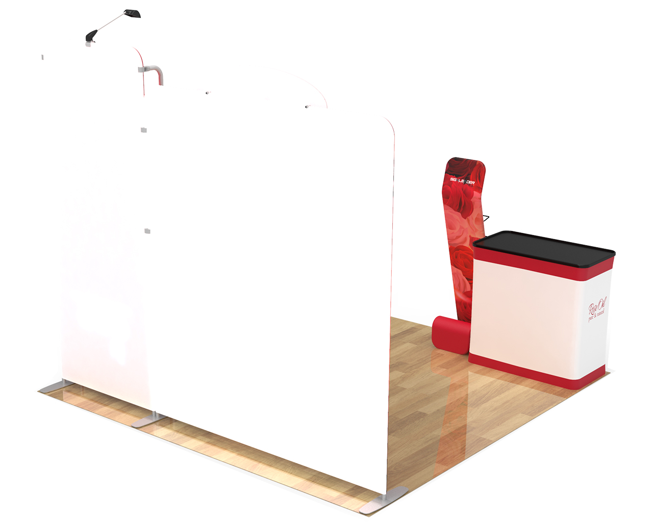 10ft Commercial Portable Custom Trade Show Booth Combo 22