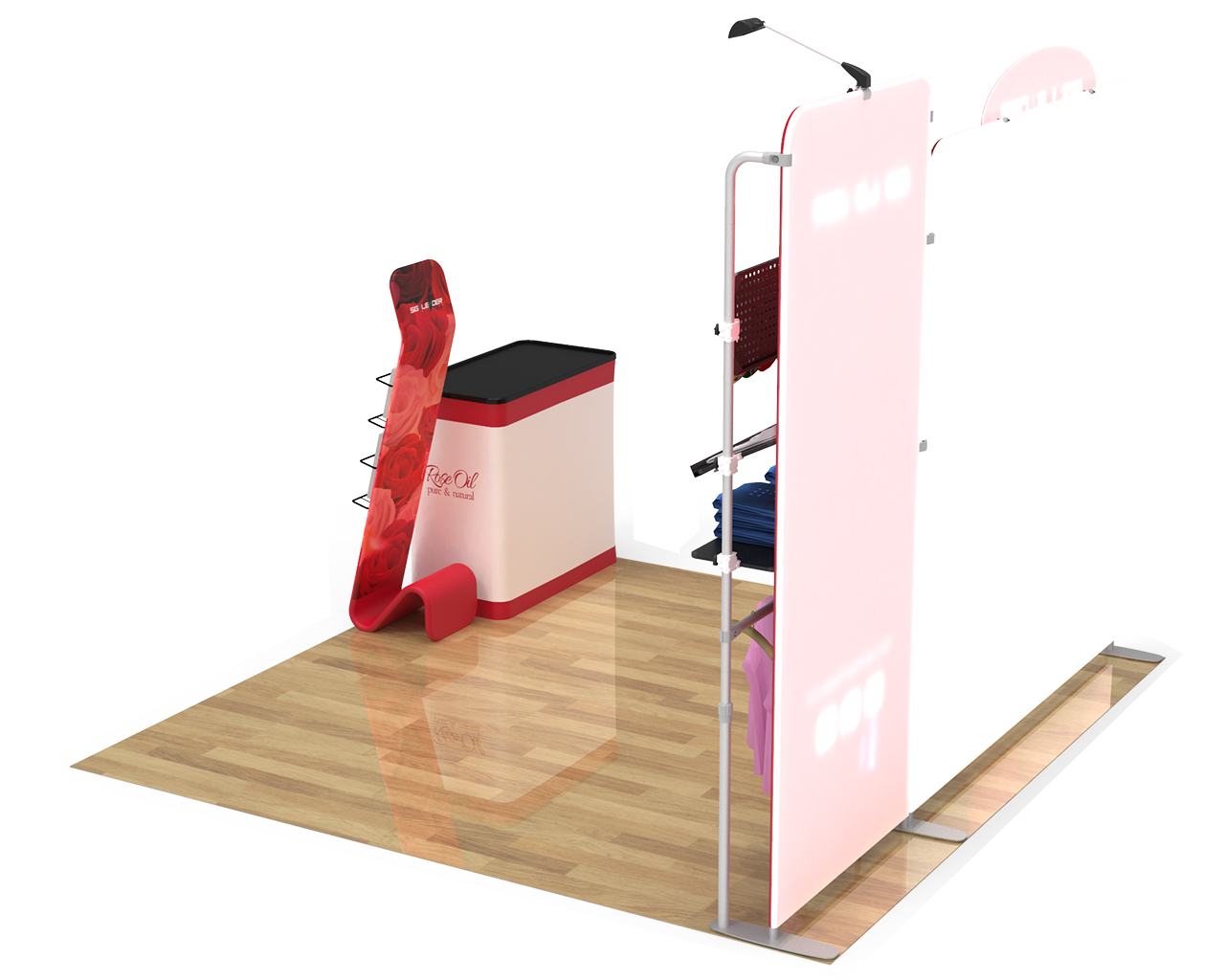 10ft Commercial Portable Custom Trade Show Booth Combo 22