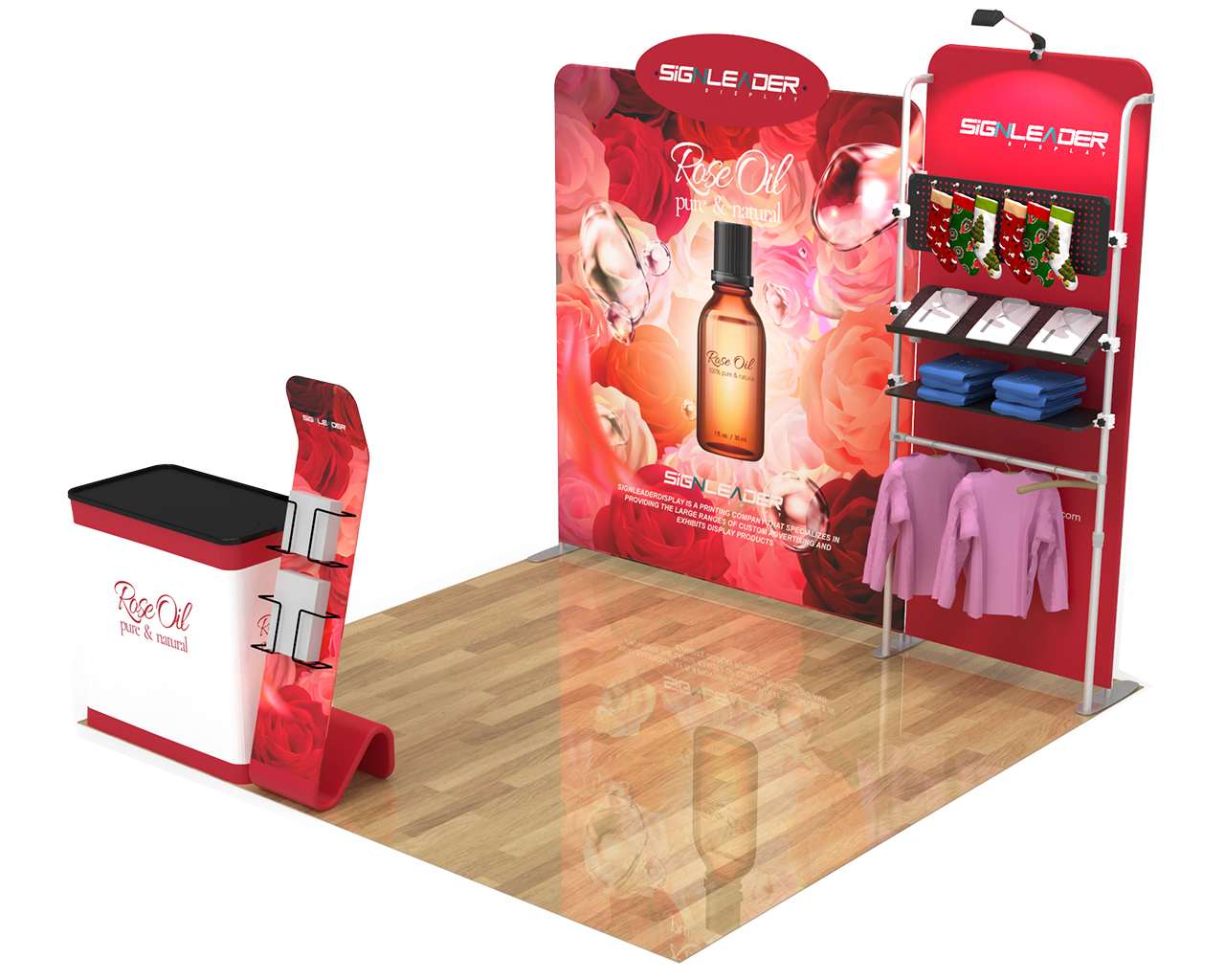 10ft Commercial Portable Custom Trade Show Booth Combo 22