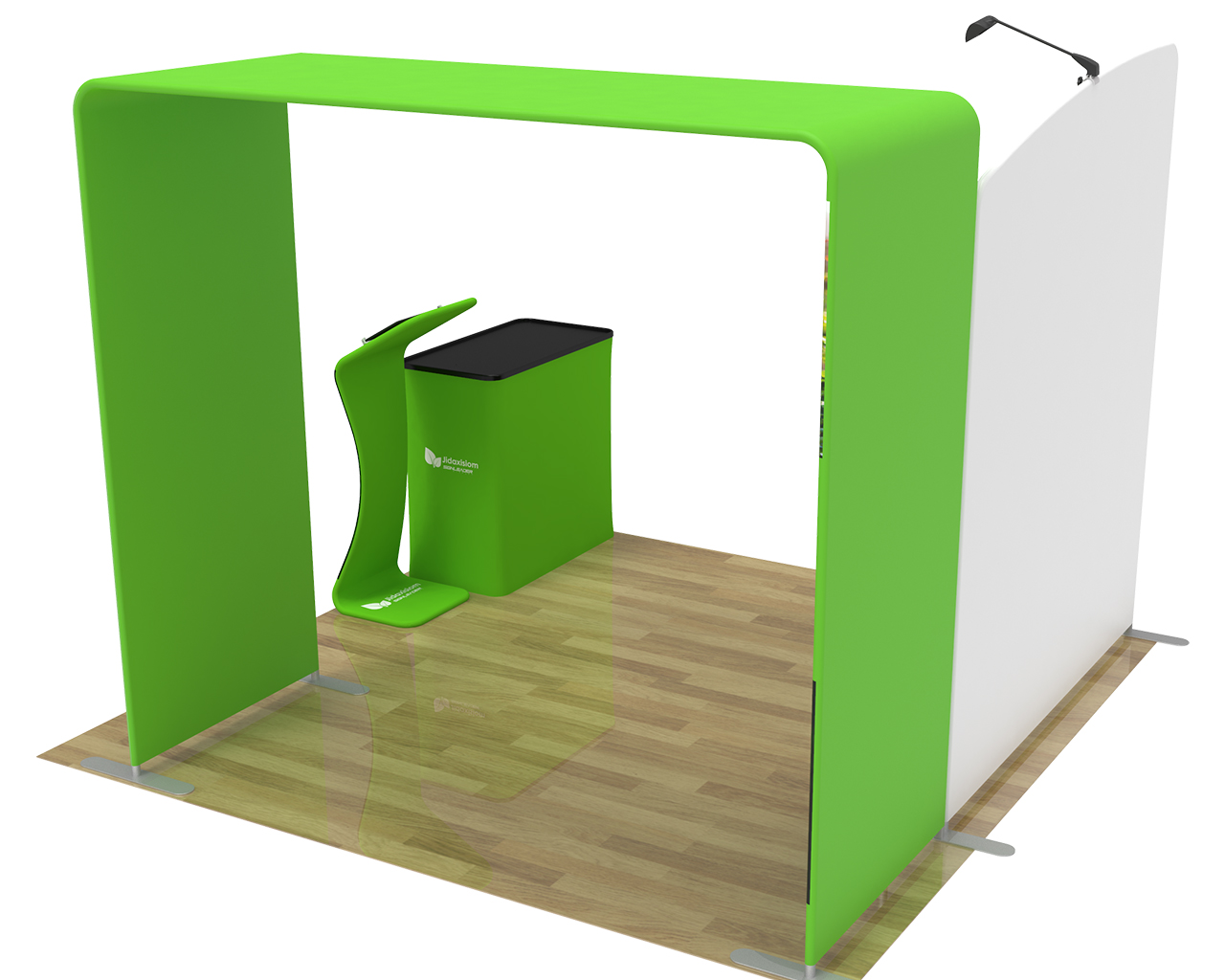 10ft Commercial Portable Custom Trade Show Booth Combo 06